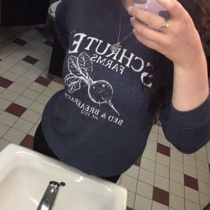 Schrute Beets Farms Navy Crewneck the office